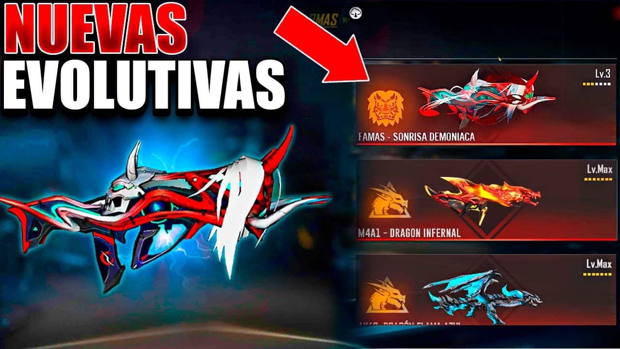 descubre que son las armas evolutivas en free fire y como obtenerlas guia completa